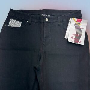 WOMEN WITH CONTROL Women’s 14 Black Shape Enhancing Jeans